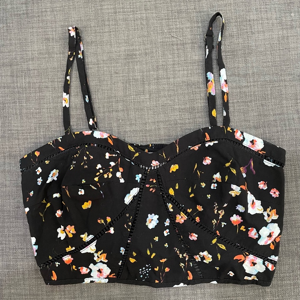 Urban Outfitters Black Crop  Top - size Small